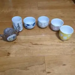 ミニ急須　湯呑み　湯飲み　5個　セット