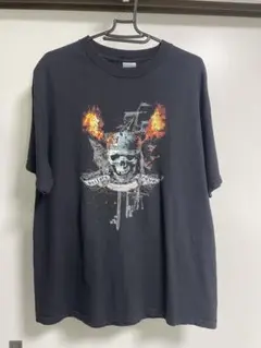 パイレーツオブカリビアン 半袖 Tシャツ ブラック フェード