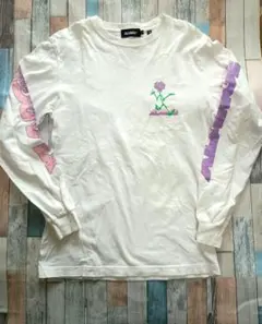 ＊＊　XLARGE ロンT　白　S バラ