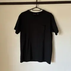 Champion 黒 Tシャツ 半袖 ポケット付き チャンピオン