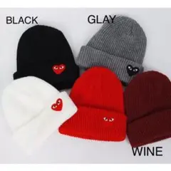 超貴重 COMME des GARCONS SHIRT boys 耳付きニット帽 CDGロゴ・ニット帽-ビーニー | コムデギャルソン リンカン-comme