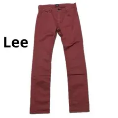 【美品】Lee ライダース 赤デニム Lサイズ スリム