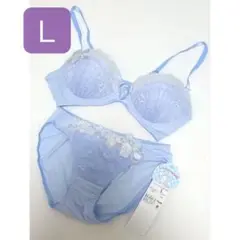 シナモロール Ｌ ノンワイヤー ブラ&ショーツ ブラジャー ギンガムチェック