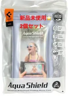 新品⭐️2個セットSpigen AquaShield 防水スマホケース タッチ対応