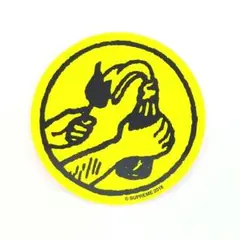 SUPREME MOLOTOV YELLOW STICKER