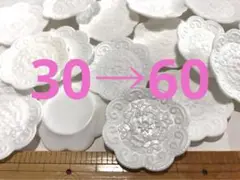 ミニチュア　レース風　プレート　初期汚れあり　頑張って拭けば取れるものが多いです