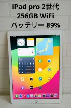 【iPad pro 2世代 256GB WiFiタイプ】バッテリー89%