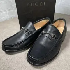 GUCCI グッチ ローファー ビット ブラック ホース レザー 革靴