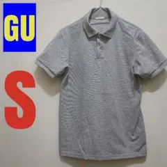 GU ジーユー ポロシャツ S gray