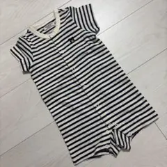 DOUALE.B ボーダーロンパース80