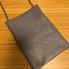 Smithe レザーショルダーバッグ グレー
