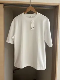 UNIQLO エアリズムコットンオーバーサイズTシャツ/5分袖