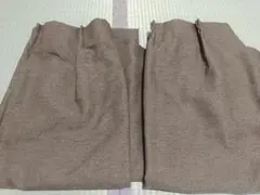 カーテン　110×200　２枚　カインズ 茶色　遮光