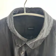 JIL SANDER ブラックコットンシャツ