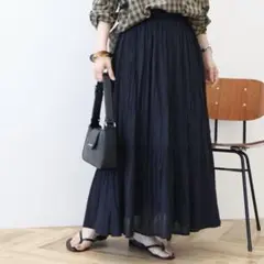 ボイルクリンクルティアードスカート