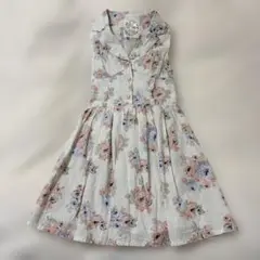 サンリオ　マイメロディコラボ　フラワープリント ノースリーブワンピース　Mサイズ