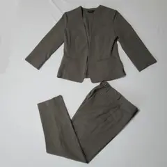 ESPRITMUR パンツスーツ セットアップ ノーカラー