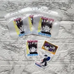 【新品未使用】3coins 名探偵コナン ストックバッグ ステッカー 6点セット