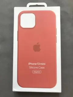 未開封純正 iPhone 13 mini シリコーンケース ピンクポメロ
