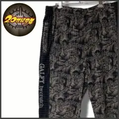 ガルフィ 渦潮柄 コーデュロイジャージパンツ アウトロー BIGシルエット