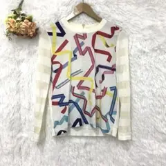 ★Paul Smith★ポールスミス ニット トップス【M】長袖 リボン柄