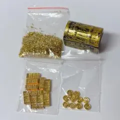 1セット ミニチュアお宝箱 金塊風 ミニチュア ドールハウス