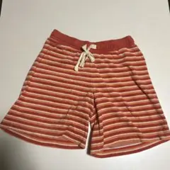 オレンジと白のストライプショートパンツ sサイズ