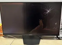 モニター　液晶割れ