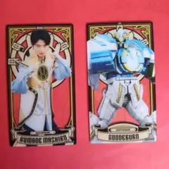 ゴジュウジャー　アクリルバナーカード　熊手真白　グーデバーン　セット①