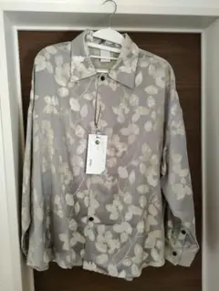 【新品、未使用】【Casper John】 花柄 長袖シャツ 【タグ付】