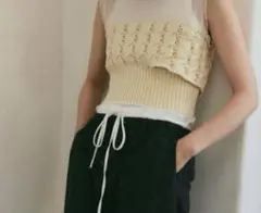 tyn.TGOR ケーブルビスチェ