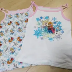 アナと雪の女王 キャミソール 140cm 2枚セット