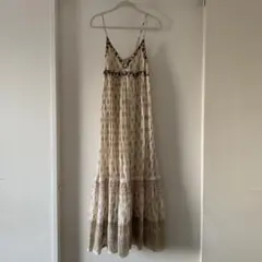 ロングキャミワンピース レディース