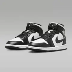 NIKE エア ジョーダン 1 MID ホワイト×ブラック
