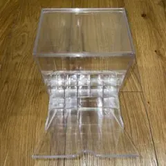 クリアケース 収納 小物 ブラシ 文房具 化粧品 コスメ プラスチック ペン立て