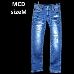 MCD ダメージ ジーンズ デニム インディゴ メンズ sizeM