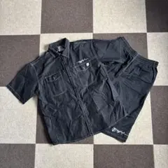 【激レア】ruff ryders 半袖シャツセットアップ　オーバーサイズ