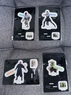 スター・ウォーズ Happyくじ D賞キャラクターアクリルスタンド4個セット