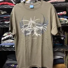 meqri y2k デジモンアドベンチャー Tシャツ スカルグレイモン アニメ