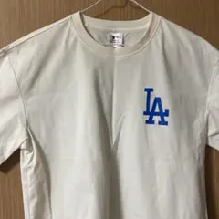 LA Dodgers Tシャツ クリーム色 Mサイズ