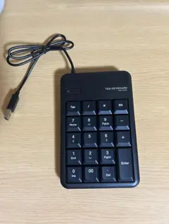 ELECOM 有線　テンキー ブラック