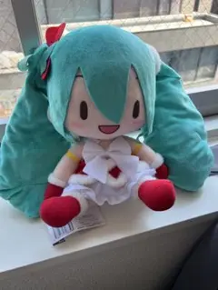SEGA プライズ 初音ミク ぬいぐるみ（サンタコスチュームver.）