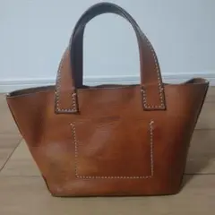 genten トートバッグ アマーノS
レザー ヌメ革 ブラウン