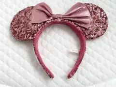 ディズニー カチューシャ ミニー スパンコール
