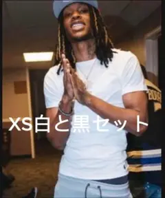 POLO スリムフィットtシャツXS ホワイト&ブラック