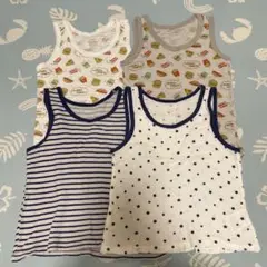 子供 肌着 ノースリーブ タンクトップ 110cm