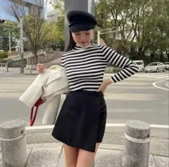 シェリエ 完売品　ポイントボタンキュロット　sheller