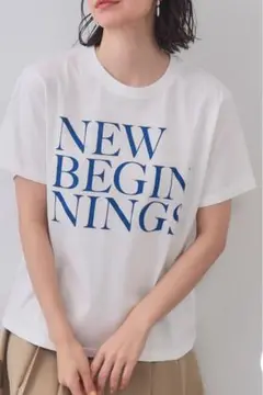 C OPAPUE.CLIP BIGロゴTシャツ　オペークドットクリップ