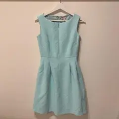 TOCCA 水色 ノースリーブ ワンピース 0