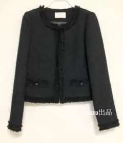 美品★Aveniretoile★アベニールエトワール★ツイードジャケット★黒